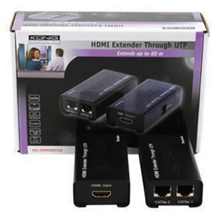 Knig HDMI Verlngerung ber UTP (Netzwerk Verkabelung)