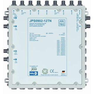 Jultec JPS0902-12TN/MN JESS-Einkabel-Schalter (erweiterbar bis auf mehrere 100 Teilnehmer / Made in Germany)