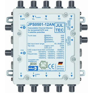 Jultec JPS0501-12TN/AN/MN JESS-Einkabel-Schalter (erweiterbar bis auf mehrere 100 Teilnehmer / Made in Germany)