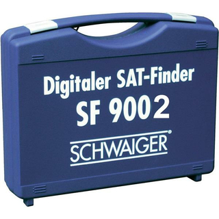 Schwaiger SF 9002 SET digitaler Satfinder HD (mit Satellitenerkennung/ im Transportkoffer mit extra Zubehr)