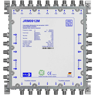 Jultec JRM0912M Multischalter (9/12 fr 2 Satelliten - voll receivergespeist)