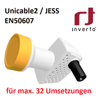Inverto Unicable 2 / JESS LNB SP-IDLU-32UL40-UNMOO-OPP (32 Teilnehmer/ EN50494 + EN50607)