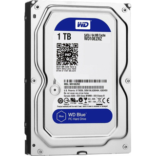 Western Digital WD10EZRZ Blue 1TB interne Festplatte (SATA3 3,5 Zoll, 5400rpm, 6Gb/s, 64MB Cache)