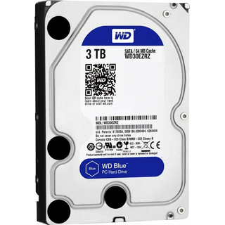 Western Digital WD30EZRZ Blue 3TB interne Festplatte (SATA3 3,5 Zoll, 5400rpm, 6Gb/s, 64MB Cache)