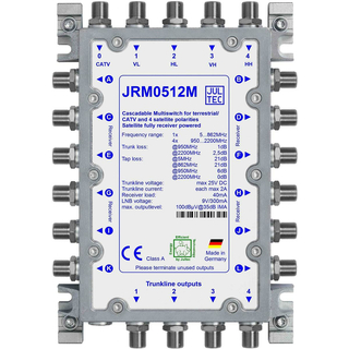 Jultec JRM0512M Multischalter (2. Produktgeneration/ voll receivergespeist)