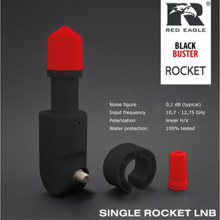 Red Eagle Black Buster Rocket Single LNB (fr 3 Grad geeignet / Raketenfeedhorn)