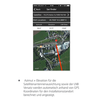 Inverto SatPal Messgert + Programmiereinheit- Satelliteninstallation per iOS/Android App - IDLU-SPAL03-OOOBT-OPP 5415