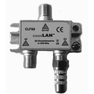 co@xLAN CLFS8 Fernspeiseeinheit zur Stromversorgung bis zu 8 Modems incl. 3A Netzteil (fr CL500/CL500WLAN/CL600/CL600WLAN)