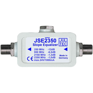 Jultec JSE2350 Leistungsentzerrer (Slope Equalizer) fr Schrglagenanpassung (fr Sat-ZF incl. Bretiband)