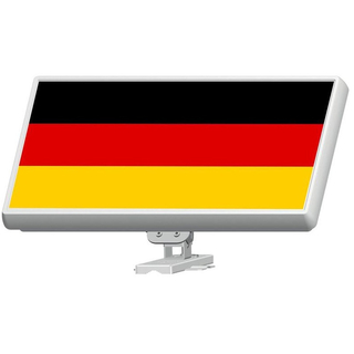 Deutschland Fahne Motiv Aufkleber fr SelfSat H30D-Serie Flachantenne