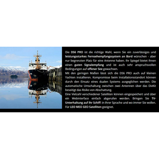 EPAK TVRO DS6 Quattro Pro - digitale 60cm Schiffsantenne (selbst ausrichtend und nachfhrend / Binnen-/See-/Meer-Schifffahrt)