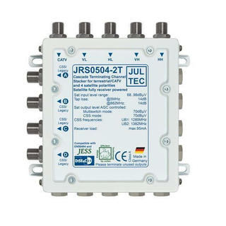 Jultec JRS0504-2A/T - Receiver Powered Stacker (Unicable Multischalter)