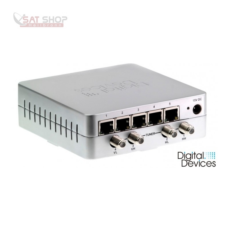 Digital Devices Octopus NET MC-S Multicast SAT>IP Streaming Server (4x ...
