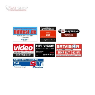 Kathrein UFSconnect 906 DVB-S2 Smart-TV HDTV Receiver silber
