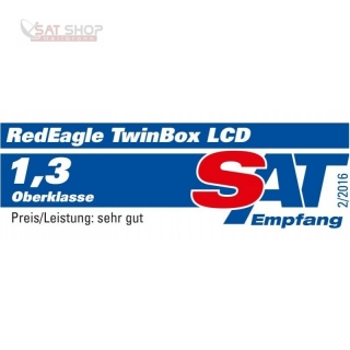 Red Eagle TwinBox LCD Full HD Linux E2 Receiver (2x DVB-S/S2 Tuner)