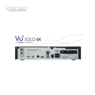 VU+ Solo 4K UHDTV Receiver mit 3x DVB-S2 Tuner (2x DVB-S2 FBC + 1x DVB-S2 Single Tuner)