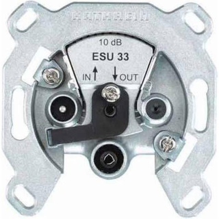 SAT-Antennendose 3-Loch Kathrein ESU33 mit Unicable-Schutzschaltung (EN50494)