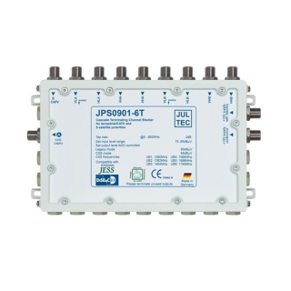 Unicable Umsetzer JULTEC JPS0901-6TN mit Netzteil (erweiterbar bis auf mehrere 100 Teilnehmer / Made in Germany)