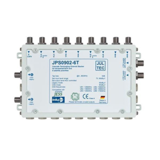 Unicable Umsetzer JULTEC JPS0902-6T termniiert (erweiterbar bis auf mehrere 100 Teilnehmer / Made in Germany)