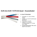 DUR-line DUR 110TR-50-Quad SAT Quattro Koaxialkabel 4in1...