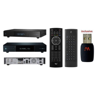 VU+ Ultimo Triple Linux HDTV Receiver 3x DVB-S2 Tuner 500GB Festplatte