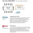 DUR-LINE VDU 518 NT+ (5/1x8) - UNIKABEL digitales...