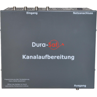 Kopfstation DUR-LINE DK-12SN SAT DVB-S digital Stereo für 12 Programme (VHF/UHF nachbarkanaltauglich)