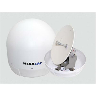 MEGASAT Seaman 60 GPS (Auto-Skew) Sat-Empfangsanlage mit automatischem Positionierer (automatisch nachführend in Fahrt/Bewegung)