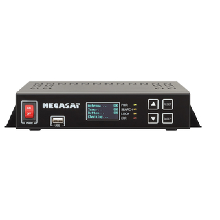 MEGASAT Seaman 45 GPS (Auto-Skew - 3 Teilnehmer/ Anschlsse) Sat-Empfangsanlage mit automatischem Positionierer (automatisch nachfhrend in Fahrt/Bewegung)