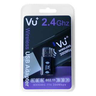 VU+ Wireless USB WLAN Adapter 300 Mbps incl. WPS Setup (2,4GHz)