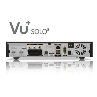 VU+ Solo2 Twin Linux HDTV Satreceiver mit 1000GB Festplatte + WLAN-Stick