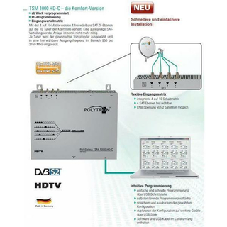 POLYTRON Poly Select TSM 1000 HD-C / HD-CF (Programmierung über LAN-Schnittstelle)