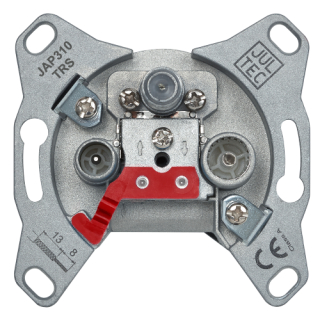 Jultec JAP310TRS programmierbare Antennendose für Unicable / JESS (Schutzschaltung/ Durchgangsdosedose / 10db)