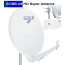 GigaBlue 85 HD Premium Satantenne (stabiler Doppel-Feedarm / hellgrau)