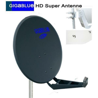 GigaBlue 85 HD Premium Satantenne (stabiler Doppel-Feedarm / anthrazit)