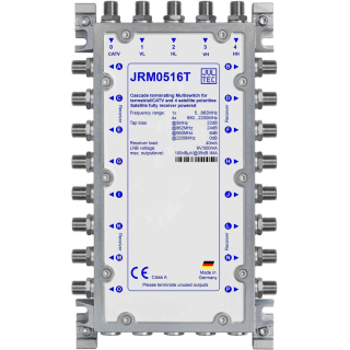 k-Energie-Spar Satanlage fr 16 Teilnehmer (Gibertini OP 85 SE Antenne + Multischalter JULTEC JRM0516T + Polytron Quattro LNB)