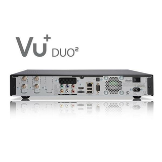 VU+ Duo2 Twin Linux HDTV Receiver 1x DVB-S2 Single-Tuner + 1x DVB-C/T Single-Tuner 1000GB Festplatte
