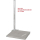 Herkules Balkonständer/ Plattenständer für 1 Gehwegplatte (90cm Länge / feuerverzinkt)