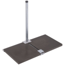 Herkules Balkonständer/ Plattenständer für 2 Gehwegplatten (90cm Länge / feuerverzinkt)