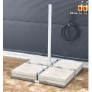 Herkules Balkonständer/ Plattenständer für 4 Gehwegplatten (90cm Länge / feuerverzinkt)