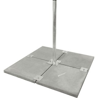 Stabilo Universal Balkonstnder/Plattenstnder fr 4 Gehwegplatten (Stahl feuerverzinkt / 90cm Lnge)