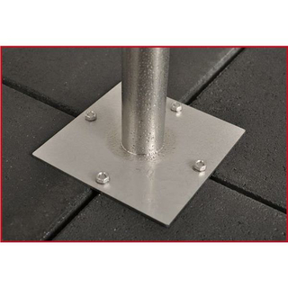 Stabilo Universal Balkonständer/Plattenständer für 4 Gehwegplatten (Stahl feuerverzinkt / 90cm Länge)