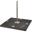 Stabilo Universal Balkonständer/Plattenständer für 4 Gehwegplatten (Stahl feuerverzinkt / 90cm Länge)