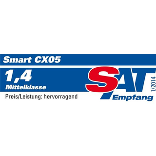 Smart CX05 Mirage HDTV-Receiver mit IP-Stream Funktion (SAT>IP Sender, USB, LAN, Smart Stream)