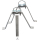 Wandabstandhalter (Mauerhalterung) 42cm Wandabstand (feuerverzinkt)