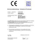 Jultec JRM1708T Multischalter 17/8 für 4 Satelliten - voll receivergespeist ohne Stromanschluss