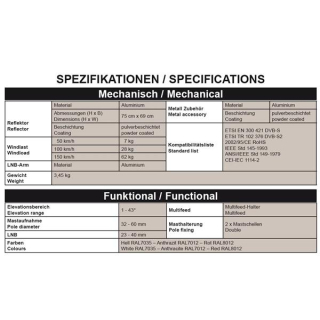 Dur-Line 75/80 Select Vollaluminium-Spiegel (ziegelrot)