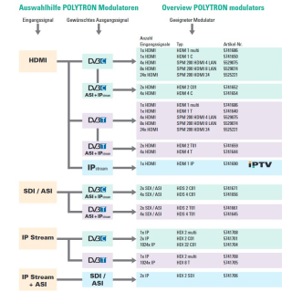 Polytron HDM-1 TL HDMI-Modulator in DVB-T (COFDM)