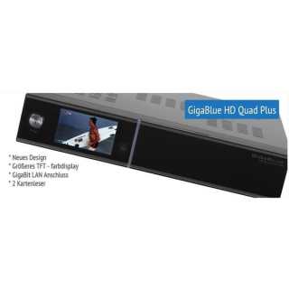 GigaBlue HD Quad Plus wei 2x DVB-S2 Tuner 2000GB 2.5 Festplatte