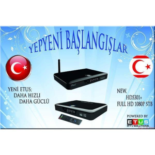 ETUS IPTV Version3 1080p Full HD schwarz mit 2 Jahren Laufzeit
